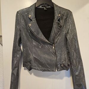 Silver Metallic Women's Jacket